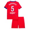 Oficiální Fotbalový Dres Paris Saint-Germain Marquinhos 5 Třetí 2025-26 pro Děti